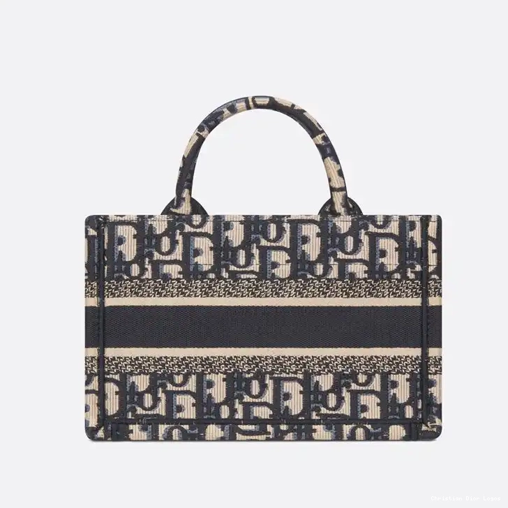 Cheap Blue with Mini Oblique Strap Tote Dior Book Motif Canvas 0415 Luxury